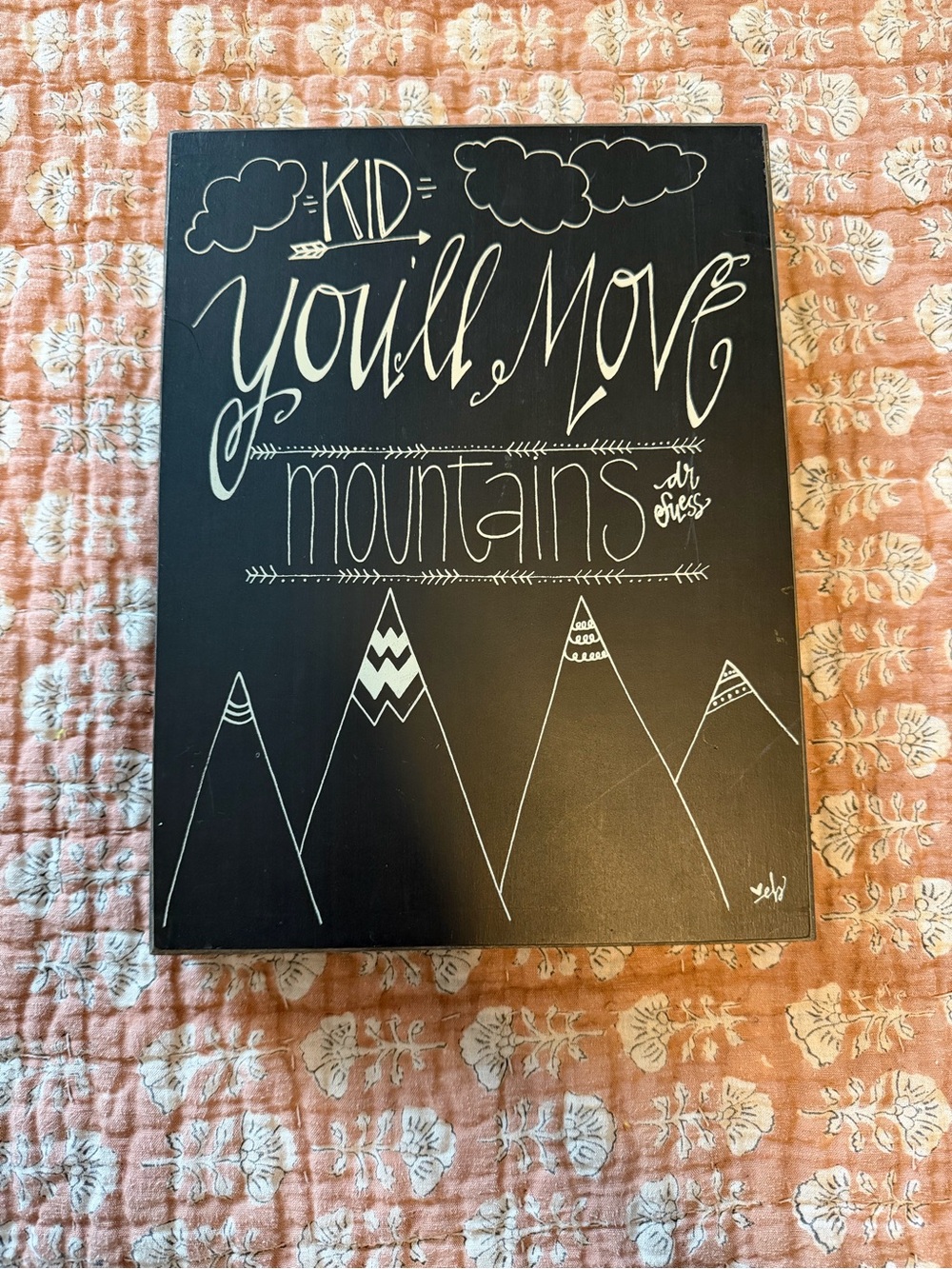 Kids Room Wall Art 12x9”